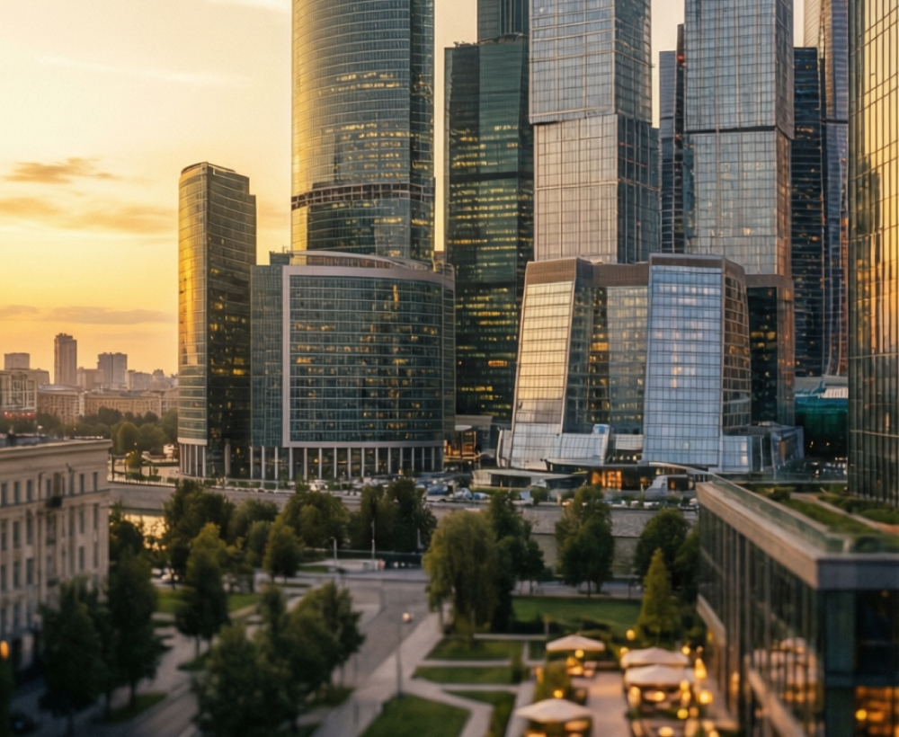 Moscow Skyline - Real Estate in Russia